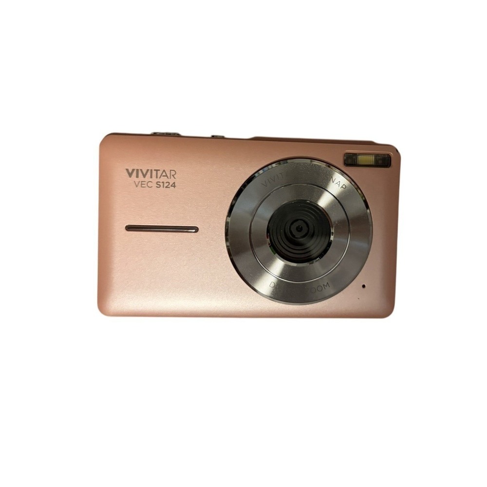 Vivitar Digital Camera VEC S124 Rose Gold Point & Shoot Y2K Aesthetic OS‎